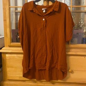 Ava and Vic Burnt Orange Top